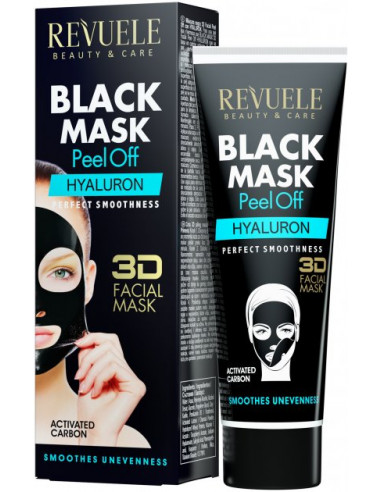 Revuele 3D Laser Чорна маска Peel Off...