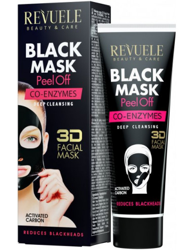 Revuele 3D Чорна маска Peel Off...