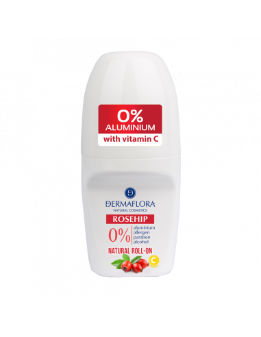 Dermaflora 0% Дезодорант roll-on ROSEHIP