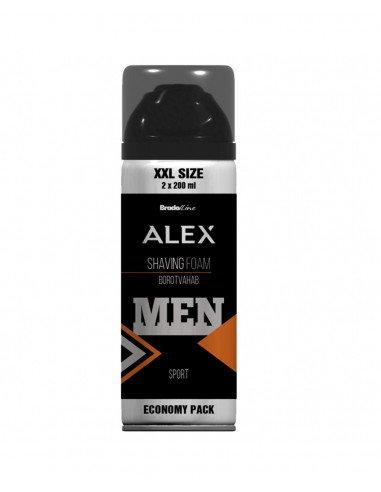 Bradoline ALEX XXL Пена для бритья SPORT