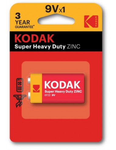 Батарейка KODAK EXTRA HEAVY DUTY 6F22...