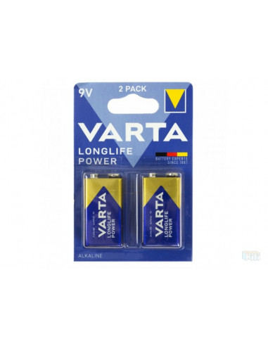Батарейка VARTA LONGLIFE Power 6LR61 bl