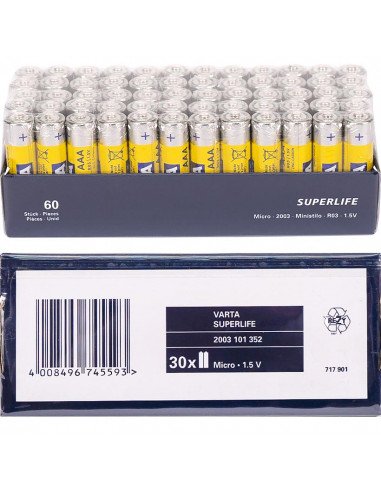 Батарейка VARTA SUPERLIFE R03 (AАA)