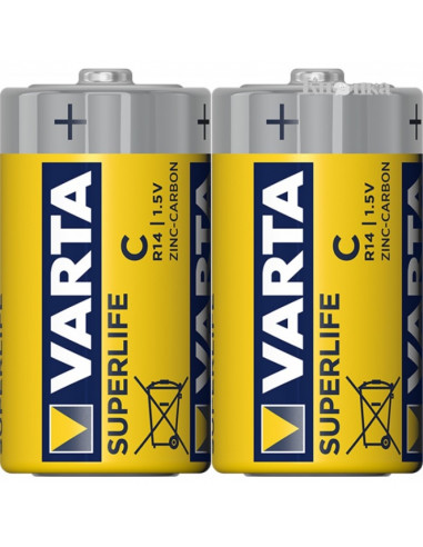 Батарейка VARTA SUPERLIFE R14 (C) box...