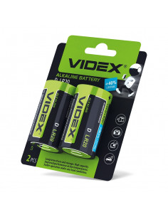 Батарейка VIDEX LR20 bl2
