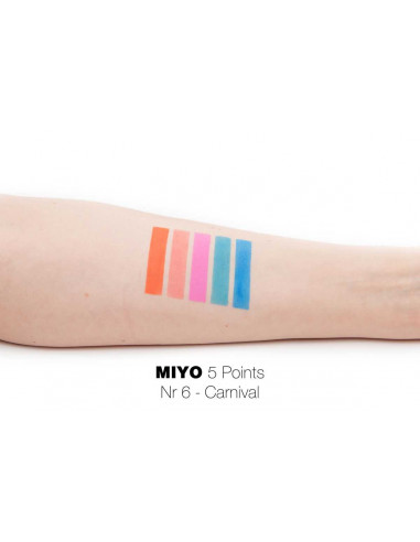MIYO Палетка теней для век Five point