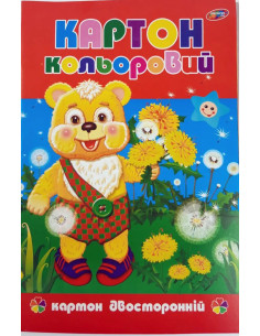 Картон кольоровий А4, 7...